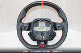 IMS lamborghini Huracan carbon fiber steering wheel.