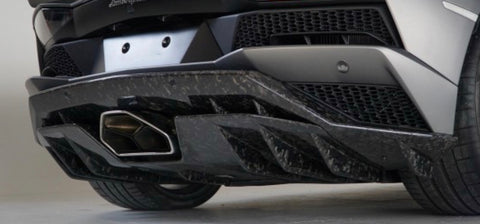 Aventador S Carbon fiber diffuser.